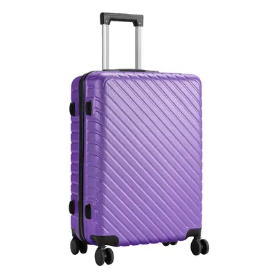 (Purple) Lightweight Hardside Travel Suitcase, Inch