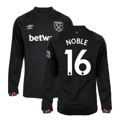 (3XL) West Ham Long Sleeve Away Shirt (NOBLE 16)