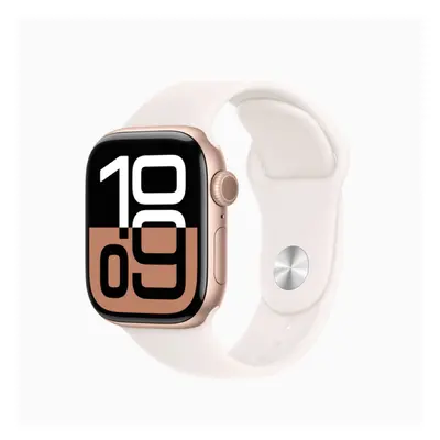 Apple Watch Series (GPS) - mm - rose gold aluminium - smart watch with sport band - fluoroelasto