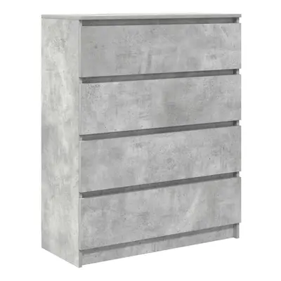 vidaXL Sideboard Concrete Grey 80x35x99 cm Engineered Wood storage cabinet