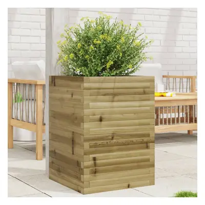 vidaXL Garden Planter Outdoor Flower Pot Planter Pot Impregnated Wood Pine