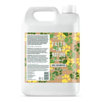 Faith In Nature Natural Chamomile Dog Shampoo, Vegan & Cruelty Free, No SLS or Parabens, Gentle,