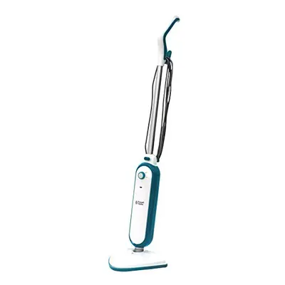 Russell Hobbs RHSM1001-G Steam and Clean Steam Mop White & Aqua - Free year guarantee