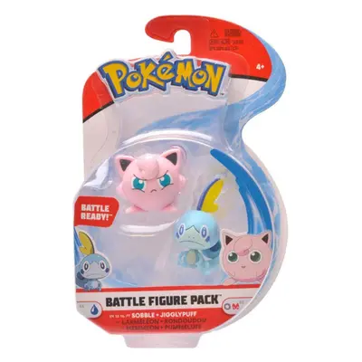 Pokemon - Battle Figure 2pack - Jigglypuff and Sobble