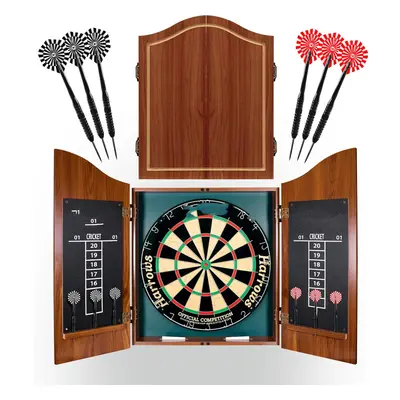 Choice I Dartboard with Darts I Dart Board Set with Cabinet & Darts Scoreboard I Professional Da