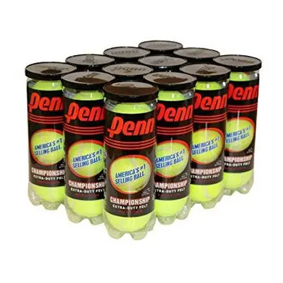 Penn championship High Altitude Tennis Balls - Extra Duty Felt Pressurized Tennis Balls, can, Ba