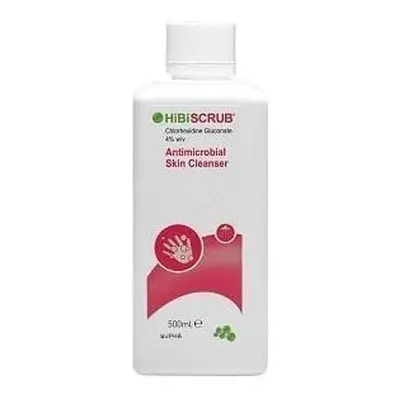 HiBiSCRUB Antimicrobial Skin Cleanser 500ml x Pack