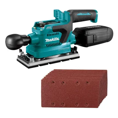 Makita DBO381ZU 18v LXT 1/3 Sheet Brushless Finishing Sander Cordless +10 Sheets