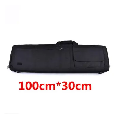 (Black 100CM) 85cm/100cm Hunting Gun Bag Army Shooting Sniper Gun Case Military Fishing Bag Camp