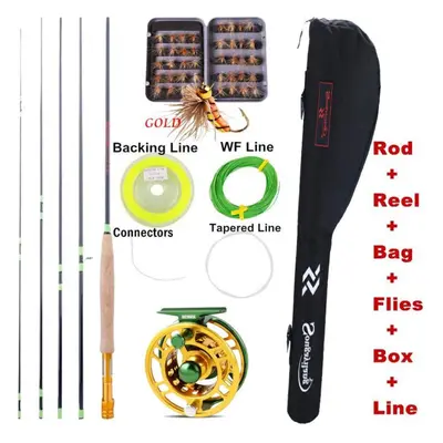 Fly Fishing Rod And Reel Combos For Fly Fishing Lightweight Rod Fly Reel Line Lure Fishing Tackl