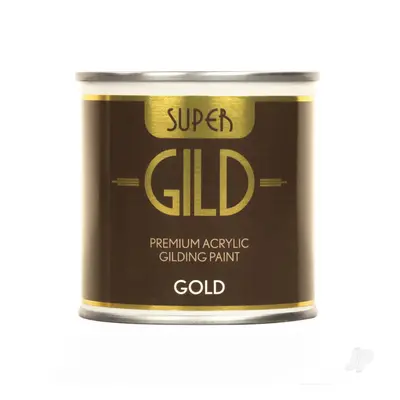 Guild Lane GILD Acrylic Gilding Enamel Paint, Gold (250ml Tin) GDGD0250