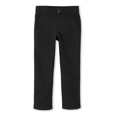 The Children's Place Boys Stretch Skinny Chino Pants Black Single