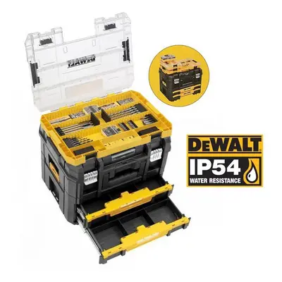 Dewalt DWST83395-1 TStak IP54 Combo II IV Tool Storage Box Drawers Pc Set