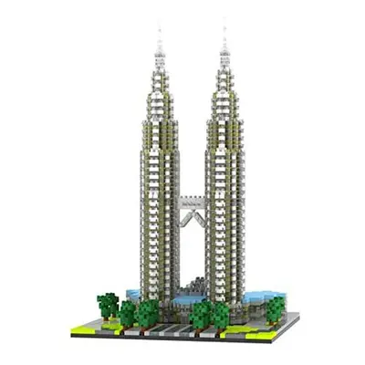 Building Model Blocks Petronas Twins Towers Architecture Blocks DIY Game Toy Gifts for Adult