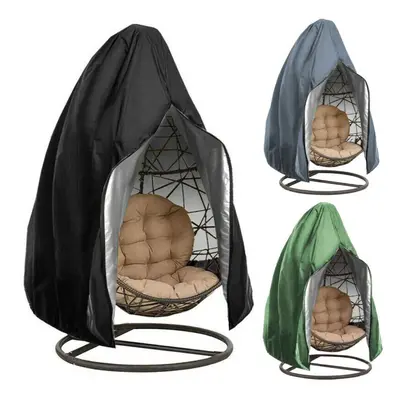 Garden Patio Hanging Swing Egg Chair Cover with Zipper Waterproof Outdoor Home