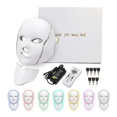 Deciniee Light Therapy Mask,7 Color LED Face Beauty Photon Skin Phototherapy Facial Skin Treatme