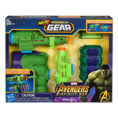 Nerf Assembler Marvel Avengers Infinity War Hulk Fist Blaster Gun Toy