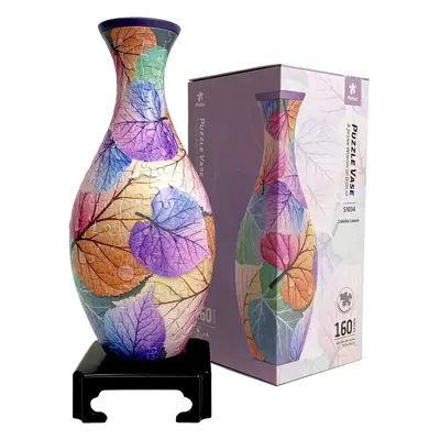 Pintoo 3D Puzzle Vase Unique Flower Vase Made by Curved Plastic Puzzle Pieces House Warming Gift