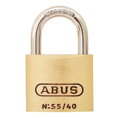 ABUS 55/40 B KD 1.5-Inch All Weather Solid Brass with Hardened Steel Shackle Keyed Different Pad