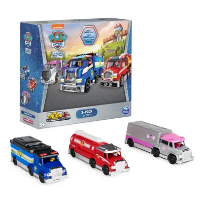 Paw Patrol, True Metal Chase, Marshall and Skye Collectible Big Truck Pups Toy Trucks (Amazon Ex