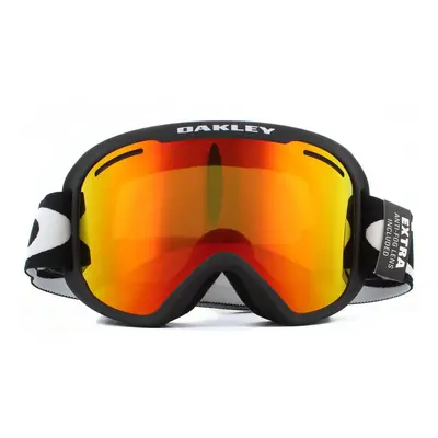 Oakley Ski Goggles O Frame Pro XM OO711301 Matt Black Fire Iridium & Persimmon