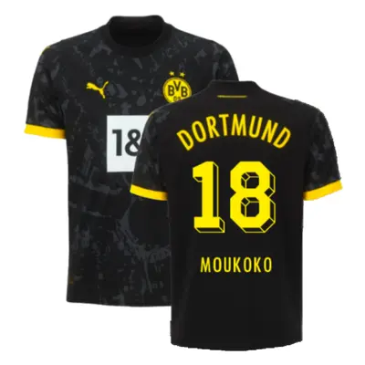 (L) Borussia Dortmund Away Shirt (Moukoko 18)