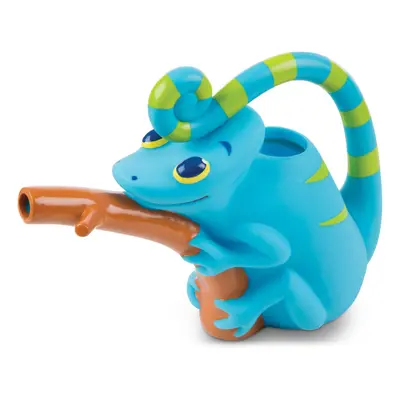 Melissa & Doug Sunny Patch Camo Chameleon Watering Can With Tail Handle and Branch-Shaped Spout