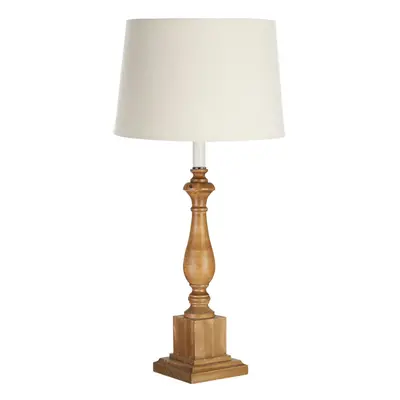 Premier Housewares Candle Table Lamp with Square Base