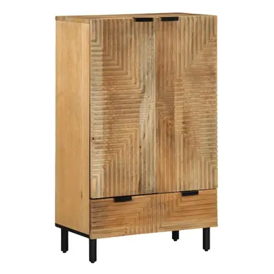 vidaXL Highboard Brown 60x33x100 cm Solid Wood Mango side cabinet