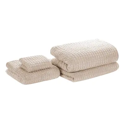 Set of Towels ATAI Cotton Beige