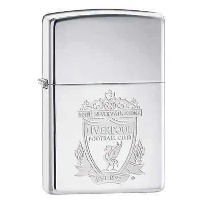 Zippo Liverpool FC High Polished Chrome Petrol Lighter