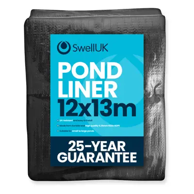 (12x13m) Swell UK Year Guarantee Heavy Duty Pond Liner