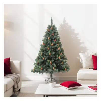 (4ft 120cm) EVRE Spruce Christmas Tree Pinecones & Berries