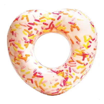 Intex Sprinkle Donut Heart Tube Inflated Size: 94cm x 89cm x 25cm (56253NP)