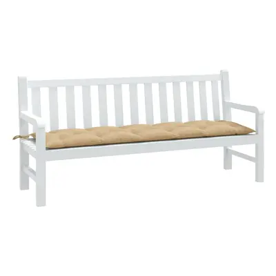 vidaXL Garden Bench Cushion Melange Beige 70.9x19.7x2.8 Fabric