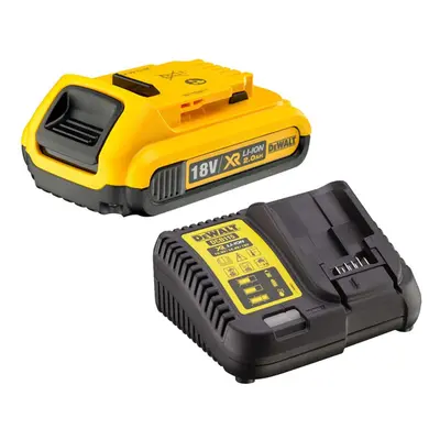 Dewalt DCB183 XR 18v Lithium Ion Battery Pack 2.0Ah + DCB115 Charger