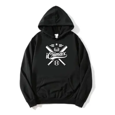 (S, as the picture) Icrimax Merch Hoodie Women Unisex Hooded Sweatshirt Streetwear Oversized Lon