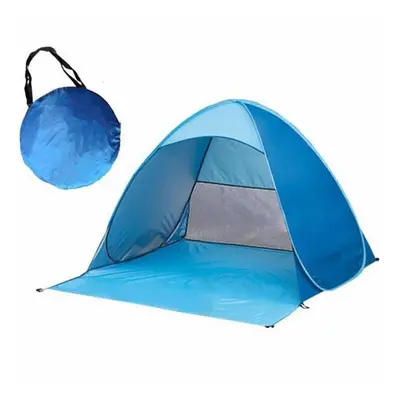 (blue) Portable Pop Up Beach Canopy Sun Shade Shelter Outdoor Camping Fishing Tent