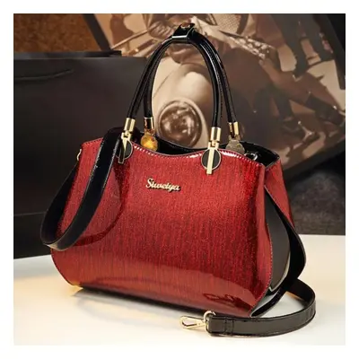 (burgundy) New Fashion Simple Ladies Handbag