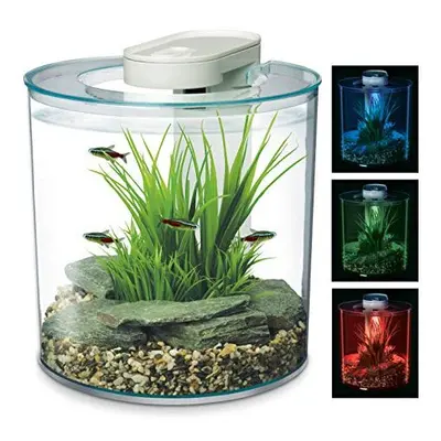 Marina Aquarium with Remote Control LED Lighting, Multi-colour, Litre