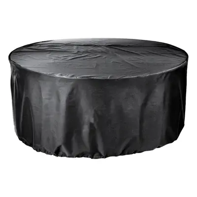 EZBreathe Seat Round Patio Set Cover in Black