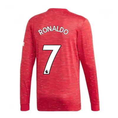 (M) Man Utd Adidas Home Long Sleeve Shirt (RONALDO 7)