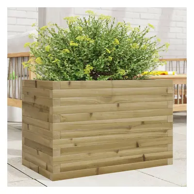 vidaXL Garden Planter Outdoor Flower Pot Planter Pot Impregnated Wood Pine