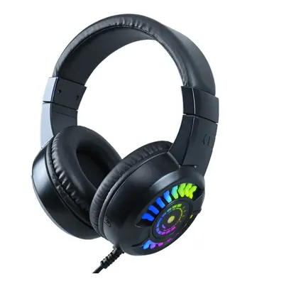 Gaming Headset 50mm Unit 55mm Speaker Size Cool Lighting Built-in Microphone 3.5mm+USB Plug for 