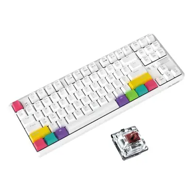 (Brown Switch) Keys Mechanical Keyboard RGB Wireless Bluetooth + Type-C Wired Dual Mode Mechanic