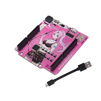 5Pcs RGBDuino UNO V1.2 Jenny Development Board ATmega328P Chip CH340C VS UNO R3 Upgrade for Rasp