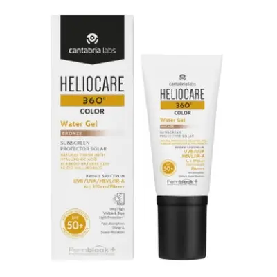 Heliocare Water Gel 360ÃÂº Colour Bronze Spf50+ 50ml