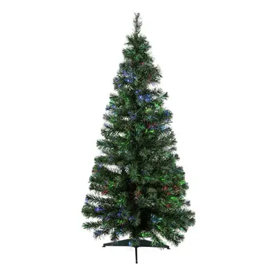 Home 6ft Fibre Optic Christmas Tree - Green