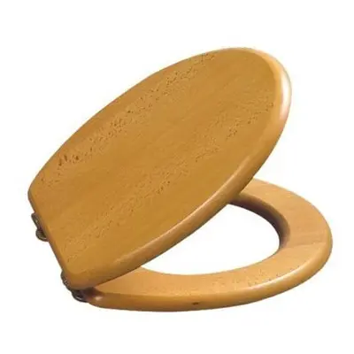 Spa Luxury Solid Wood Toilet Seat Beech