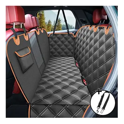 Dog Car Seat Cover Dog Hammock For Car Back Seats With Side Protection And Mesh Visual Window, D